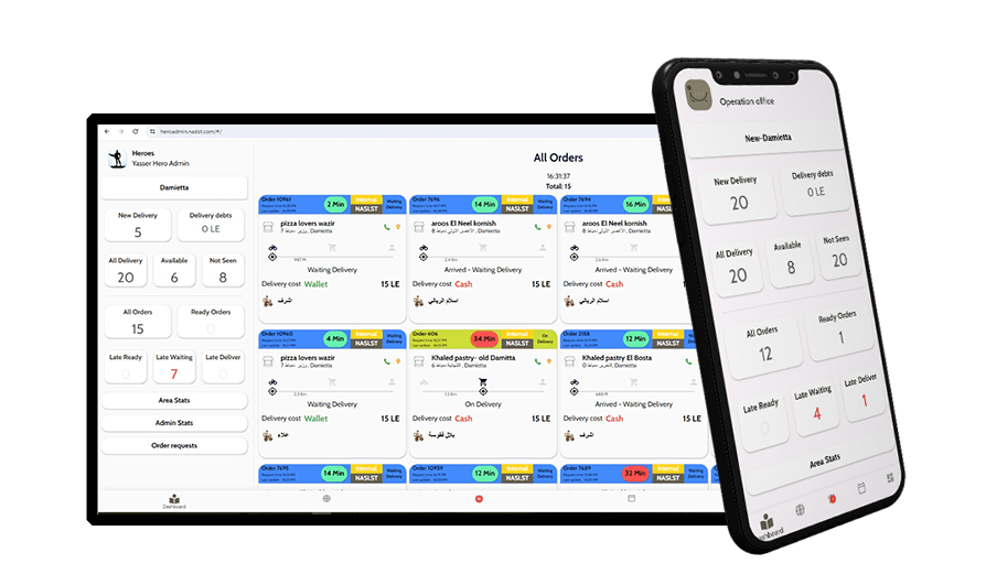NAS Hero admin dashboard